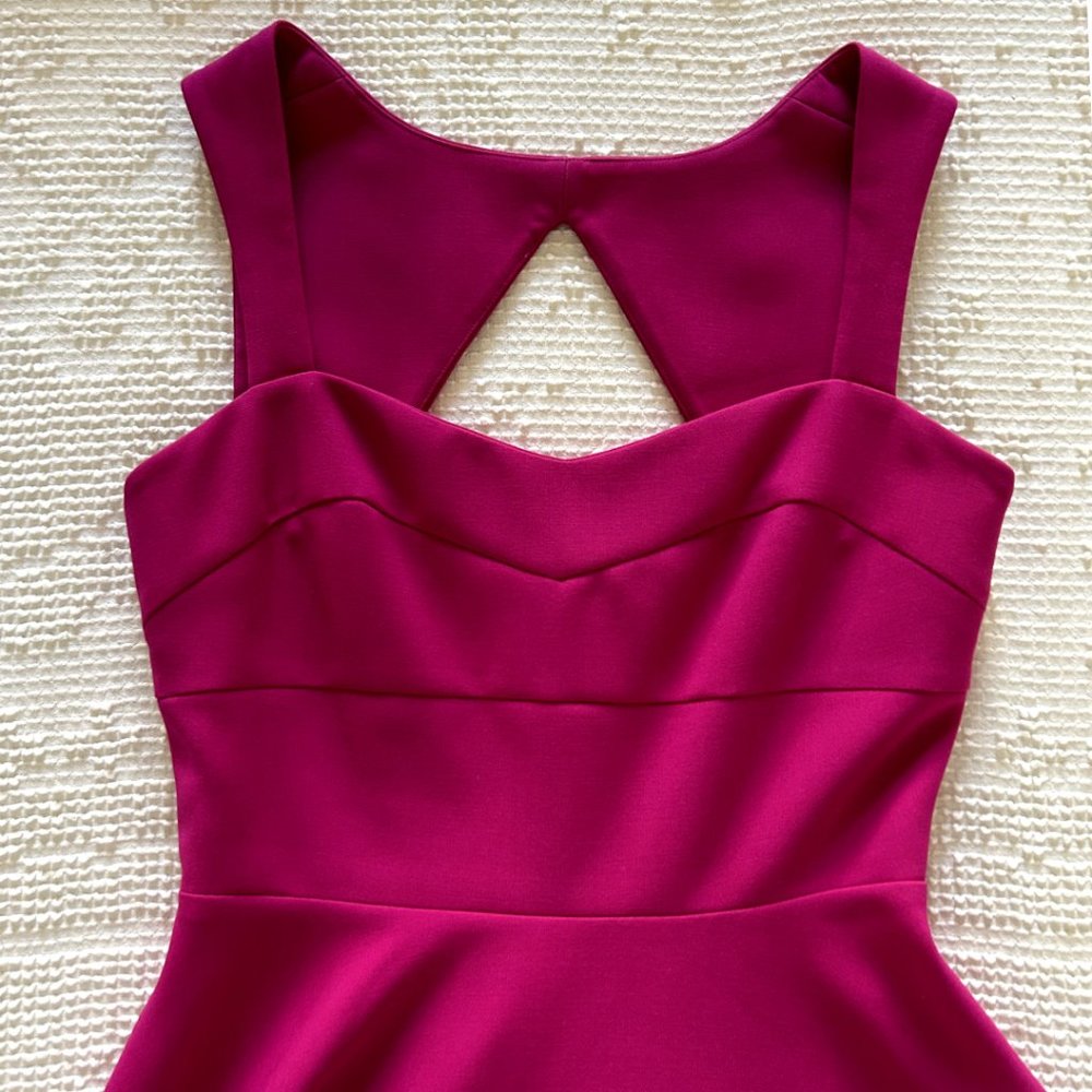 [LIKE NEW] Likely Fuchsia Fit & Flare Dress, Size 6